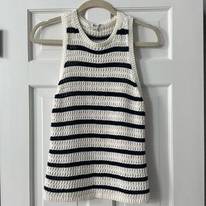 Madewell sleeveless sweater.  Size M